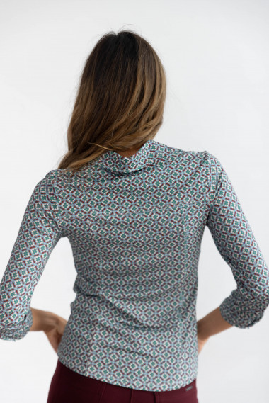 Camiseta Entallada Estampada