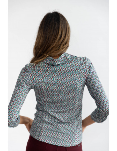 Camiseta Entallada Estampada