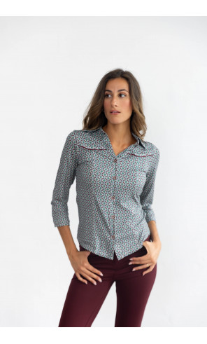 Camiseta Entallada Estampada