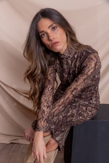 Vestido Midi Entallado Serpiente BMB & Co.