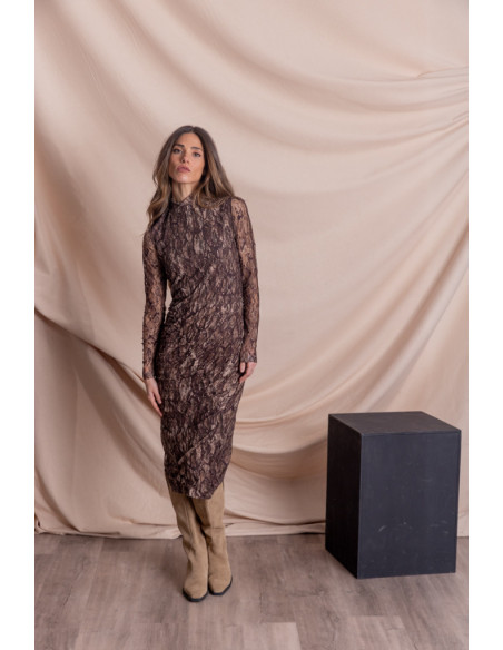 Vestido Midi Entallado Serpiente BMB & Co.
