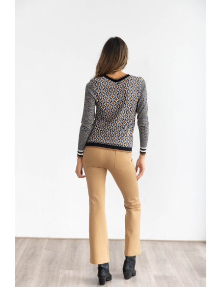 Pantalon Camel Acampanado Extra Comfort BMB & Co..