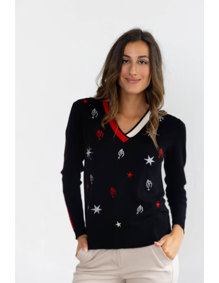 Jersey Pico Con Bordados BMB & Co.