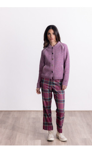 Pantalon Cuadros Rosa Bmb & Co.