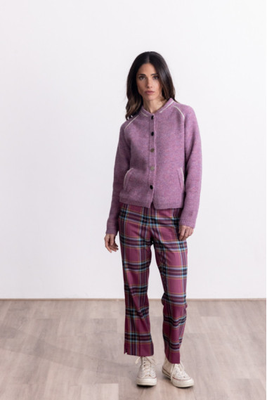 Pantalon Cuadros Rosa Bmb & Co.
