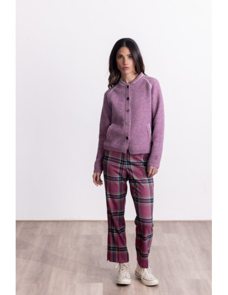 Pantalon Cuadros Rosa Bmb & Co.