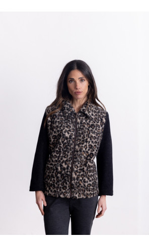 Chaqueta Corta Animal Print BMB & Co.