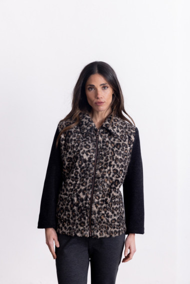 Chaqueta Corta Animal Print BMB & Co.