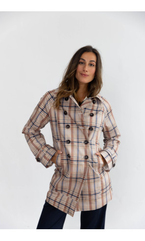 Trench Acolchada Cuadros Vichy BMB & Co.