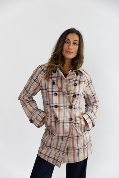 Trench Acolchada Cuadros Vichy BMB & Co.