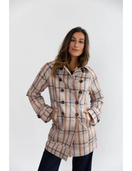 Trench Acolchada Cuadros Vichy BMB & Co.