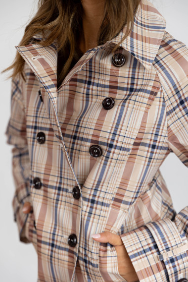 Trench Acolchada Cuadros Vichy BMB & Co.