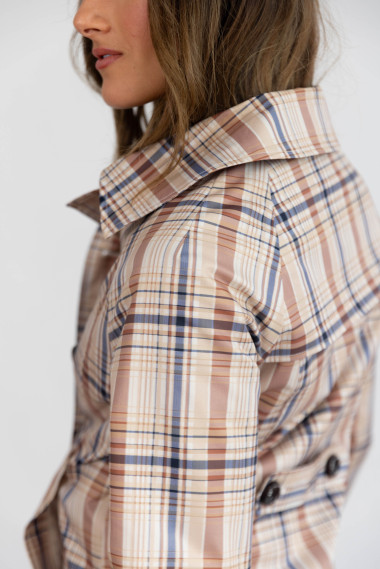 Trench Acolchada Cuadros Vichy BMB & Co.
