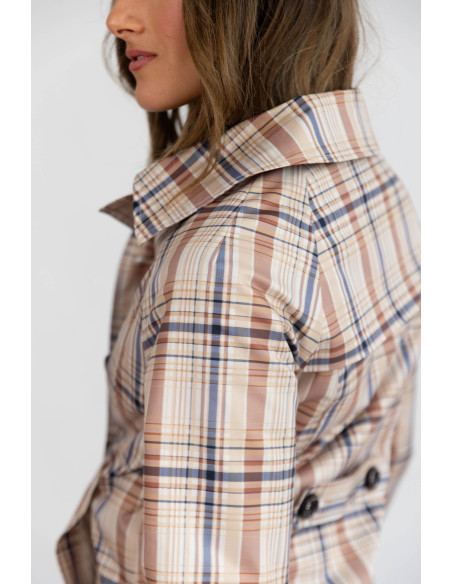 Trench Acolchada Cuadros Vichy BMB & Co.