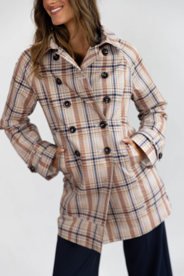 Trench Acolchada Cuadros Vichy BMB & Co.