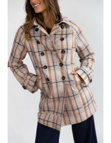Trench Acolchada Cuadros Vichy BMB & Co.
